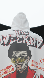 Load image into Gallery viewer, The Weeknd Oversized Hoodie - White