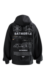 Load image into Gallery viewer, BATMOBILE Oversized Hoodie - Black