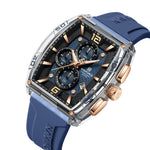 Load image into Gallery viewer, Men’s chronograph watch with silicone strap and premium sporty design timepiece