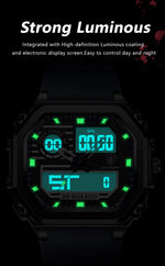 Load image into Gallery viewer, OneCloth 993 Top Luxury Silicone Strap Quartz Digital Men's Watch.