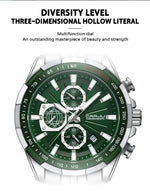 Load image into Gallery viewer, OneCloth 2305 Premium Men’s Luxury Watch – Stainless Steel, Date Display, Waterproof Quartz Movement