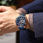 Load image into Gallery viewer, OneCloth 2305 Premium Men’s Luxury Watch – Stainless Steel, Date Display, Waterproof Quartz Movement