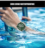 Load image into Gallery viewer, OneCloth 2305 Premium Men’s Luxury Watch – Stainless Steel, Date Display, Waterproof Quartz Movement