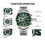 Load image into Gallery viewer, OneCloth 2305 Premium Men’s Luxury Watch – Stainless Steel, Date Display, Waterproof Quartz Movement