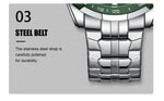 Load image into Gallery viewer, OneCloth 2305 Premium Men’s Luxury Watch – Stainless Steel, Date Display, Waterproof Quartz Movement.