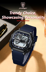 Load image into Gallery viewer, OneCloth 993 Top Luxury Silicone Strap Quartz Digital Men's Watch