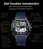 Load image into Gallery viewer, OneCloth 993 Top Luxury Silicone Strap Quartz Digital Men's Watch.