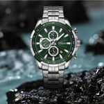 Load image into Gallery viewer, OneCloth 2305 Premium Men’s Luxury Watch – Stainless Steel, Date Display, Waterproof Quartz Movement.