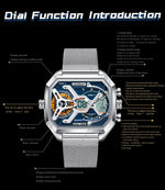 Load image into Gallery viewer, OneCloth Top Luxury LED Calendar Luminous Electronic Silicone Strap Quartz Digital Men's Watch