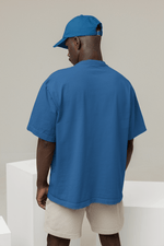 Load image into Gallery viewer, Basic Oversized T-shirt - Blue - OneCloth