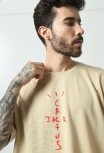 Load image into Gallery viewer, Travis Scott Oversized T-shirt - Beige