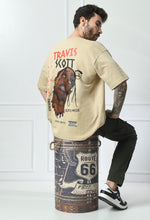 Load image into Gallery viewer, Travis Scott Oversized T-shirt - Beige
