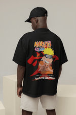 Load image into Gallery viewer, Naruto Oversized T-shirt - Black - OneCloth