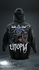 Load image into Gallery viewer, Travis Scott Oversized Hoodie (Black) - Reflective Edition