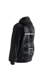 Load image into Gallery viewer, BATMOBILE Oversized Hoodie - Black