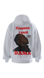 Load image into Gallery viewer, kendrick lamar Damn Oversized Hoodie - White