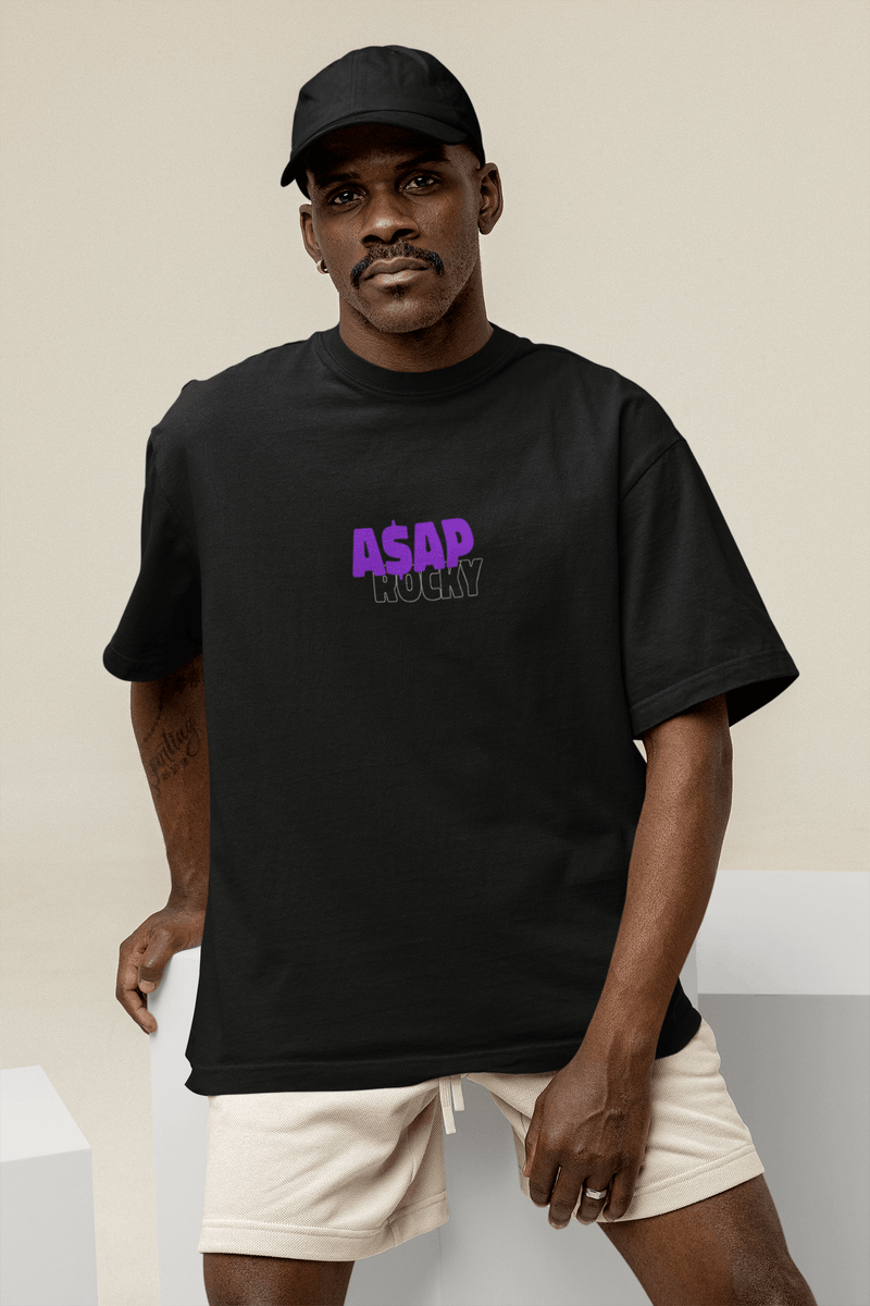 ASAP Rocky Oversized T shirt Black