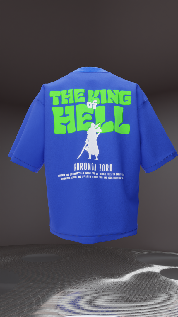 THE HELL KING RORONOA ZORO - OVERSIZED T-SHIRT