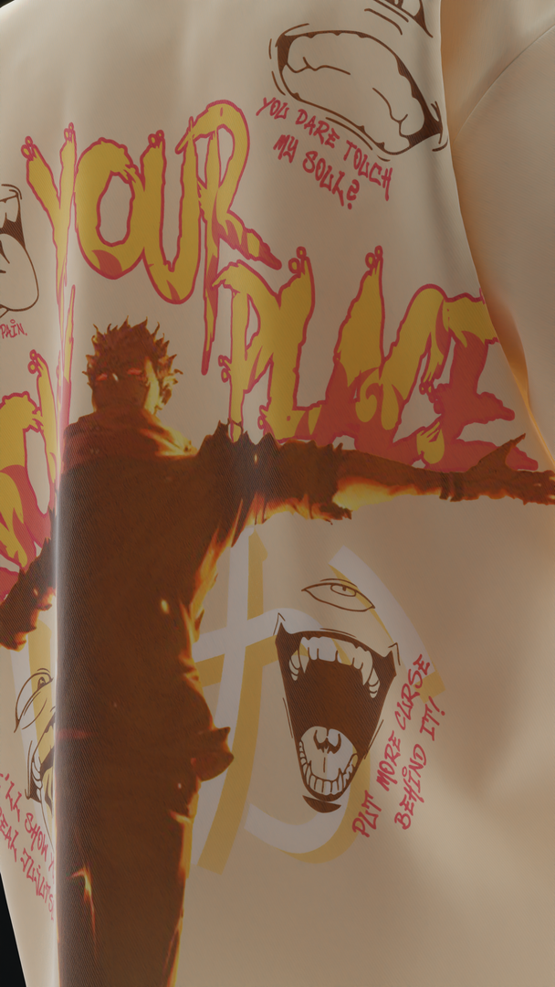 THE SUKUNA JUJUTSU KAISEN - OVERSIZED T-SHIRT