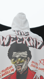 Load image into Gallery viewer, The Weeknd Oversized Hoodie - White
