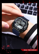 Load image into Gallery viewer, OneCloth 993 Top Luxury Silicone Strap Quartz Digital Men&#39;s Watch
