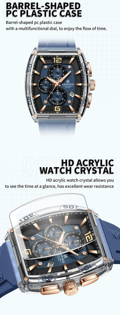 NF6101 Branded Watches Wholesale Mens Style Chronograph Analog Original Quartz Wristwatches for Men