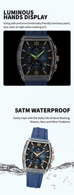 Load image into Gallery viewer, NF6101 Branded Watches Wholesale Mens Style Chronograph Analog Original Quartz Wristwatches for Men
