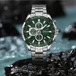 Load image into Gallery viewer, OneCloth 2305 Premium Men’s Luxury Watch – Stainless Steel, Date Display, Waterproof Quartz Movement
