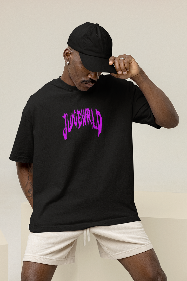 Juice Wrld Oversized T-shirt - Black