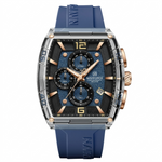 Load image into Gallery viewer, Men’s chronograph watch with silicone strap and premium sporty design timepiece