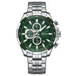 Load image into Gallery viewer, Stainless steel luxury watch with metal chain strap for men – premium stylish timepiece