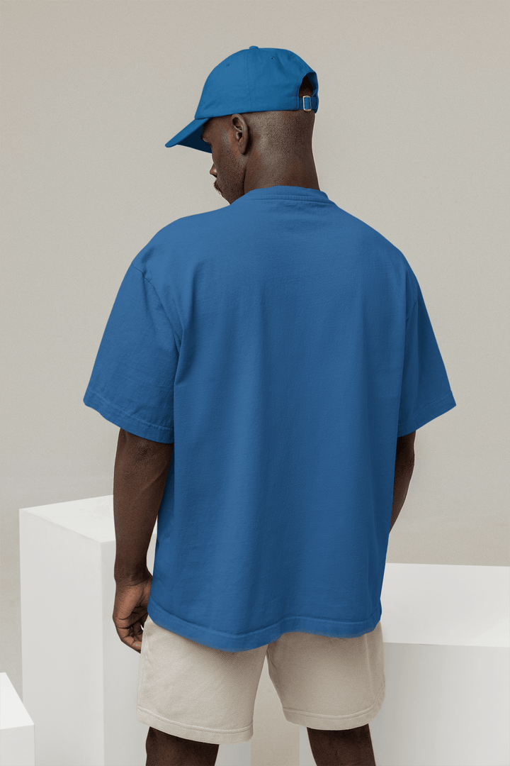 Basic Oversized T-shirt - Blue - OneCloth