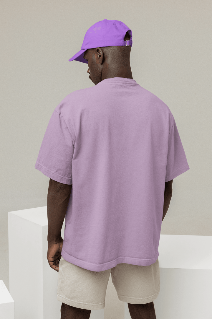 Basic Oversized T-shirt - Lavender - OneCloth