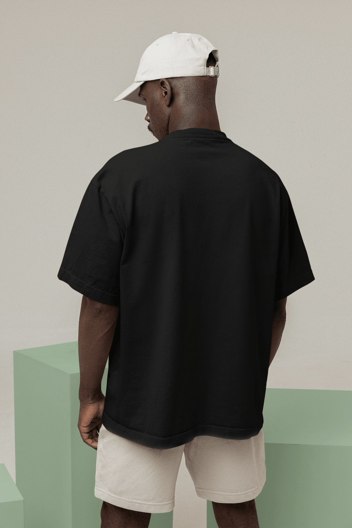 Basic Oversized T-shirt - Black - OneCloth