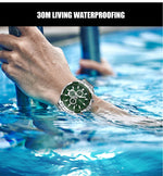 Load image into Gallery viewer, Stainless steel luxury watch with metal chain strap for men – premium stylish timepiece