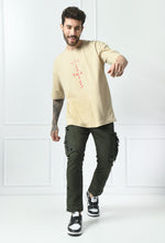 Load image into Gallery viewer, Travis Scott Oversized T-shirt - Beige
