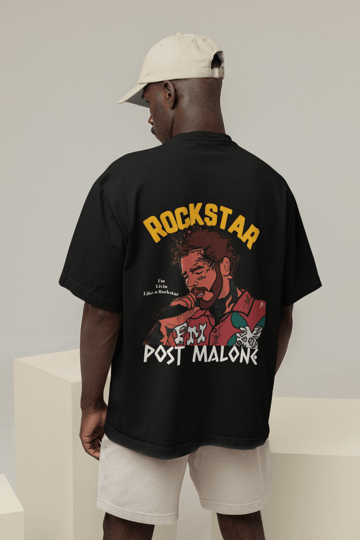 Rockstar Post Malone Oversized T-shirt (220gsm) - OneCloth