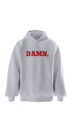 Load image into Gallery viewer, kendrick lamar Damn Oversized Hoodie - White
