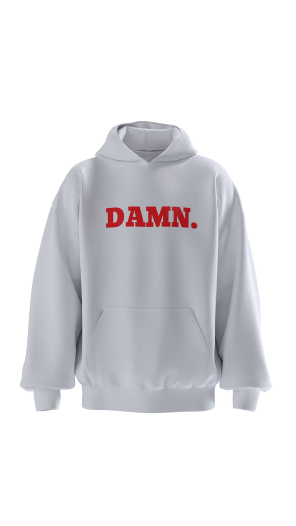 kendrick lamar Damn Oversized Hoodie White OneCloth