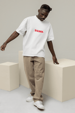 Load image into Gallery viewer, Kendrick Lamar Damn Oversized T-shirt (220gsm) - OneCloth
