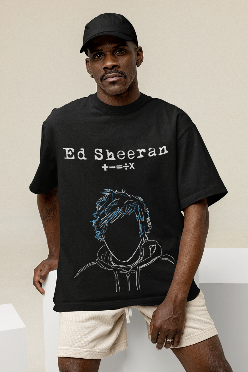 Ed Sheeran Oversized T-shirt - Black