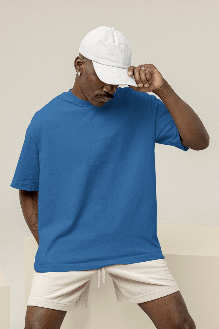 Basic Oversized T-shirt - Blue - OneCloth