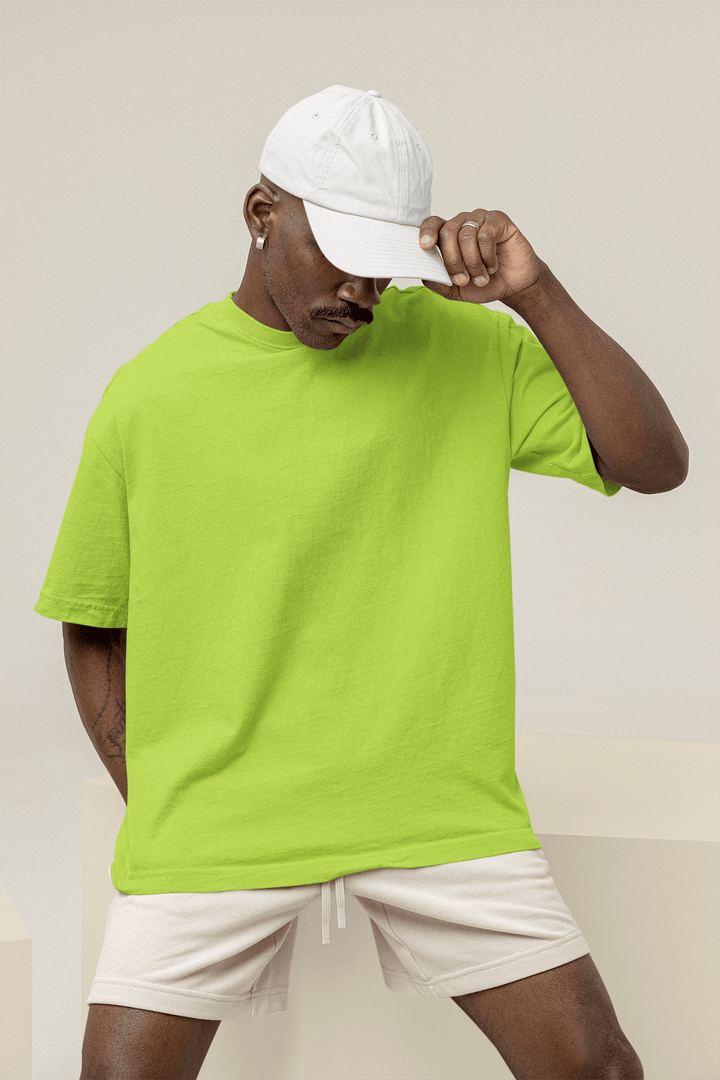 Basic Oversized T-shirt - Light Green - OneCloth