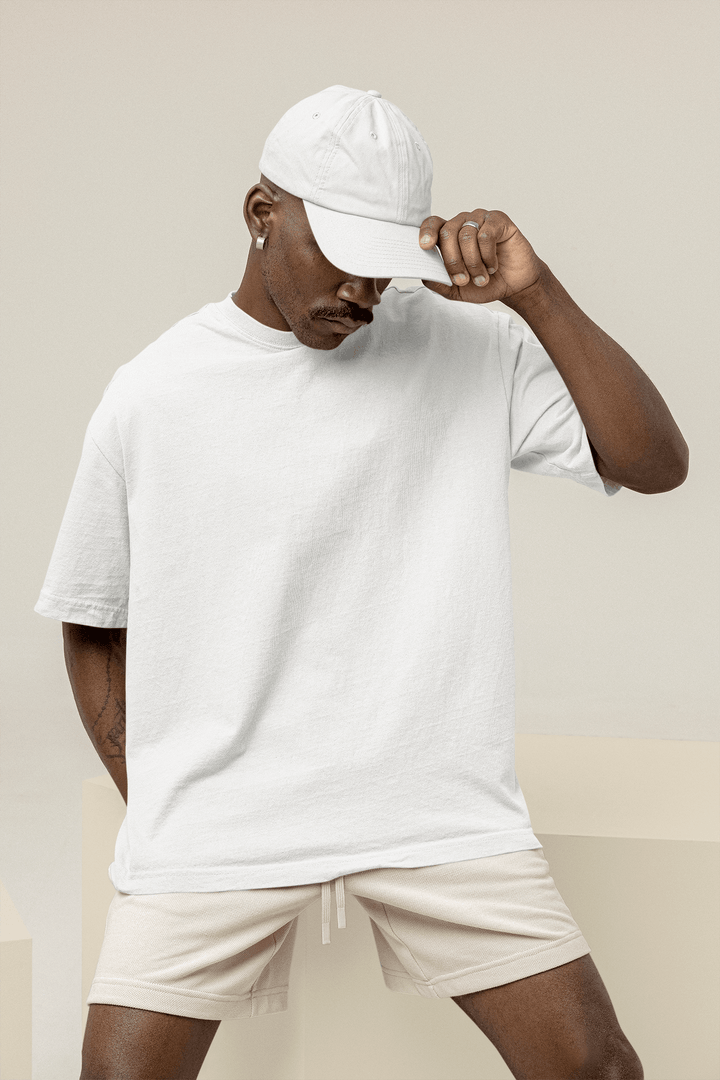 Basic Oversized T-shirt - White - OneCloth