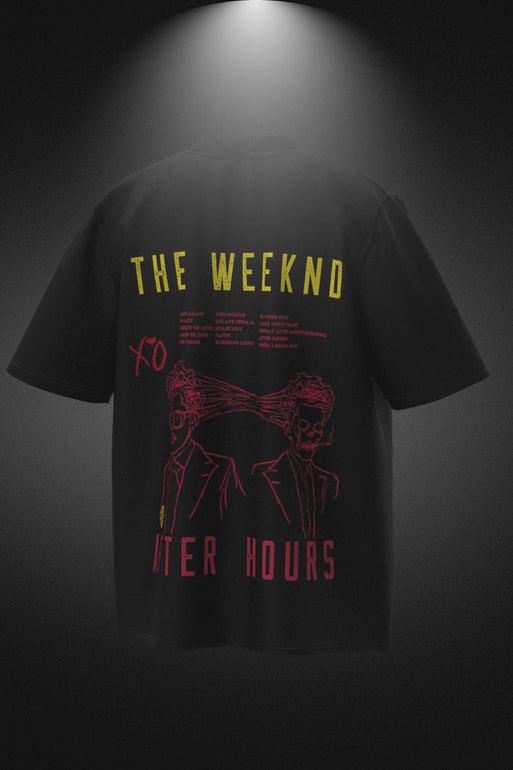 the weeknd oversized t-shirt